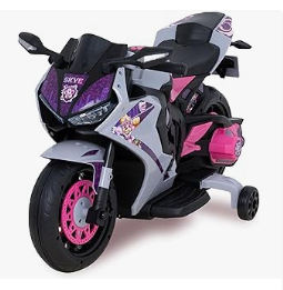 Paw Patrol Toys - Paw Patrol Ride on Toys, Kids Bike & Tricycles, and Scooters - Paw Patrol Skye, 6V Kids Motorcycle - Ride on Toys for Toddlers, Toddler Bike, Electric Bike for Kids, 2.2 mph, Age 3+