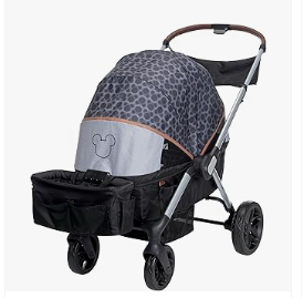 Disney Minnie Mouse - Disney - Baby Bike & Trike, Scooter & Wagons - Disney Baby Summit Wagon Stroller fits 2 Kids Includes Removable Child Tray and 2 Cup Holders