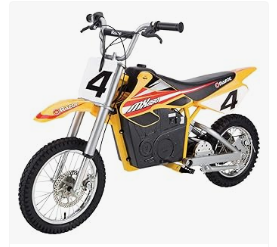 Razor Bike - Razor Brand Kids Trike, Bike and Scooters - Razor MX650 Dirt Rocket Electric Motocross Off-road Bike - Yellow