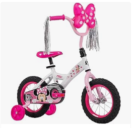 Disney Frozen Bike - Tricycle & Scooter - Huffy Disney Girls' Bikes, 12/16 Inch Sizes, Ages 3+ Years Old, Disney Princess, Minnie Mouse, Frozen Bicycles, Characters