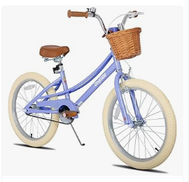 JOYSTAR Kids Bike - JOYSTAR Girls Bike for 2-12 Years Old Toddlers and Kids, 12" 14" 16" 18“ Retro Style Kids Bike with Training Wheels, 20 Inch Children