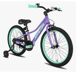 JOYSTAR Kids Bike - JOYSTAR NEO, 20 Inch Kids Bike for Ages 6-10 Years Old Boys & Girls, 20 Inch Wheels Kids Mountain Bike with Training Wheels & Handbrake