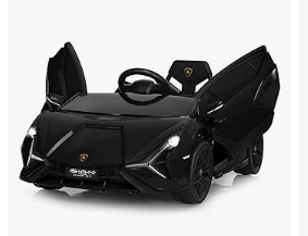 INFANS Baby Stroller & Walker, Tricycle & Bike, Kids Ride on Car - INFANS 12V Licensed Lamborghini Sian Kids Ride On Car with Parent Remote Control, Spring Suspension, MP3 Player