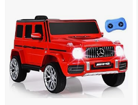 INFANS Baby Stroller & Walker, Tricycle & Bike, Kids Ride on Car - INFANS Licensed Mercedes Benz G63 Kids Ride On Car, 12V Electric Vehicle with Remote Control, Double Open Doors