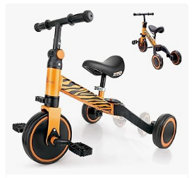 Hurtle - Hurtle Bike & Trike and Kids Scooter - Hurtle3 in 1 Kids Tricycles - Balance Training Bike Convertible Toddler Walker Riding Toys