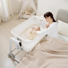 Maydolly Baby Balance Bike and Baby Bassinet Maydolly Baby Bassinet, Smart Crib, Automatic Cry Detection and Response, Rocking Bassinet for Baby, 7 Height Adjustable with