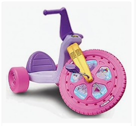 The Original Big Wheel - Bike & Trike - The Original Princess Big Wheel 16" Trike - Purple & Pink w/ Yellow Fork