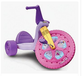 The Original Big Wheel - Bike & Trike - The Original Princess Big Wheel 16" Trike for Girls with Yellow Fork