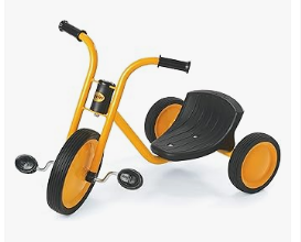 Children's Factory Bike & Trike, Helmet, Scooter & Toys - Children’s Factory My Rider Easy Rider Tricycle, Yel-Blk, AFB3640, Kids Outdoor Play Equipment, Girls & Boys Daycare or Preschool