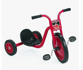 Children's Factory Bike & Trike, Helmet, Scooter & Toys - CLASSIC RIDER Toddler Trike, Kids Tricycle for Riders Ages 3 and up, Preschool, Daycare, Playground Kids Tricycles, Rubber Tires