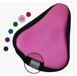 Baby Bike Accessories for Kids - Kids Bike Gel Seat Cushion Cover, 8x5 inch Child Bike Seat Cover Premium Comfortable Small Bicycle Saddle Pad