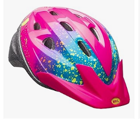 Kids Bike Helmet - Bell Child Rally Bike Helmet - Pink Splatter Stella