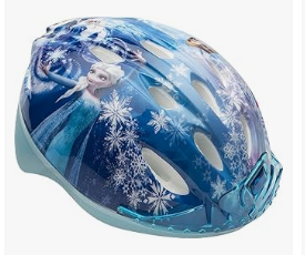 Kids Bike Helmet - Disney Frozen 3D Tiara Bike Helmet Helmet by Bell