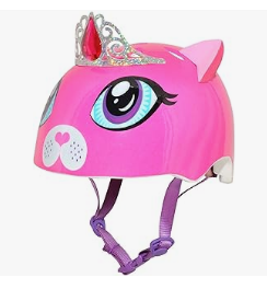 Kids Bike Helmet - Raskullz Kitty Cat Toddler 3+ and Child 5+ Helmets