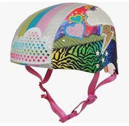 Kids Bike Helmet - Raskullz Girls Loud Cloud Sparklez Helmet