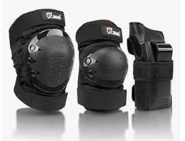 Kids Cycling Protective Gear - JBM Adult & Kids Knee Pads Elbow Pads and Wrist Guards for Inline Skating, Roller Skating, Skateboarding, Scootering