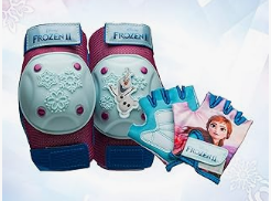 Kids Cycling Protective Gear - BELL Disney Frozen 2 Pad & Glove Set