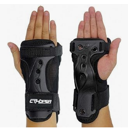 Kids Cycling Protective Gear - Skiing Gloves Roller Skating Wrist Palms Protective Gear Adjustable Gauntlets Wrist Guard Support for Snowboarding, Skateboard