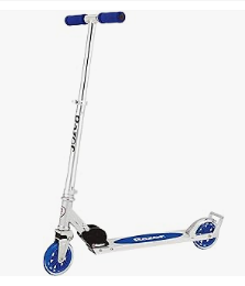 Best Scooter for Kids - Razor A3 Kick Scooter for Kids - Larger Wheels, Front Suspension, Wheelie Bar, Lightweight, Foldable, and Adjustable