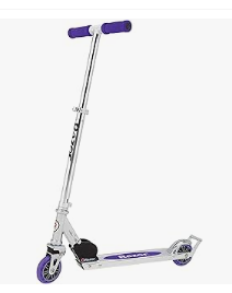 Best Scooter for Kids - Razor A2 Kick Scooter for Kids – Wheelie Bar, Foldable, Lightweight, Front Vibration Reducing System, Adjustable