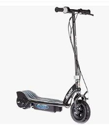 Best Scooter for Kids - Razor E100 Glow Electric Scooter for Kids Age 8 and Up, LED Light-Up Deck, 8" Air-filled Front Tire, Up to 40 min Continuous Ride