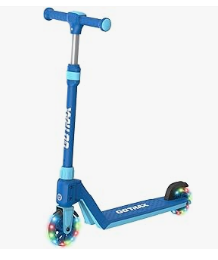Best Scooter for Kids - Gotrax K03 Kick Scooter for Kids, 5" LED RGB Lighted Wheels, 4.6 Lbs Lightweight and One-Click Detachable Design