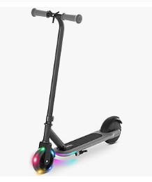 Best Scooter for Kids - Hiboy ES1 Electric Scooter for Kids Ages 4-10, LED Light-Up Wheels & Side Lights, 5MPH Safe Speed, 6 Miles Range, Easy Kick