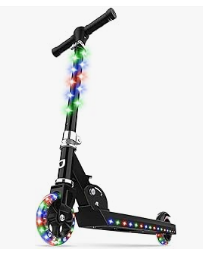 Best Scooter for Kids - Jetson 2-Wheel Light-Up Kick Scooter, Light Up Deck and Wheels, Height Adjustable Handlebar, Rear Brake
