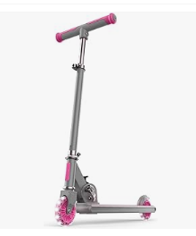 Best Scooter for Kids - Jetson Leo Folding Kick Scooter| Easy Folding Mechanism | Light-Up Wheels |Height-Adjustable Handlebar