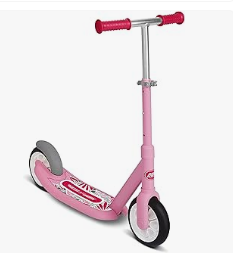 Best Scooter for Kids - Radio Flyer Kick and Glide Scooter, 2 Wheel Pink Scooter for Kids Ages 3-5 Years Old