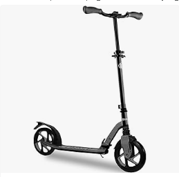 Best Scooter for Kids - LaScoota Kick Scooter for Kids Ages 6+, Teens & Adults, Large 8" Sturdy Urethane Wheels. Adjustable Handlebar,