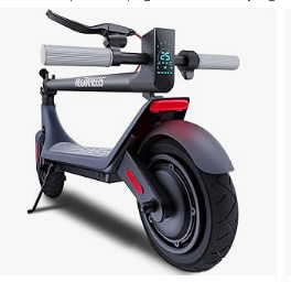 Best Scooter for Kids - Electric Scooter A6L ECO, Electric Scooter Adults with 10IN Shock Absorbing Tires,10.2AH Big Battery, Max 350W Motor,19 Miles