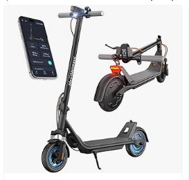 Best Scooter for Kids - Electric Scooter A1C,Front Suspension Kick Scooter,8.5 Solid Tires,300W Motor, Smart APP Control,15.5MPH