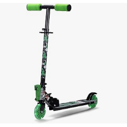 Best Scooter for Kids - 2 Wheel Kick Scooter with Light Up Wheels – Foldable, Non-Slip Deck, Comfortable & Smooth Ride
