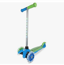 Best Scooter for Kids - Scooter for Kids Ages 3-5 - Light Up Wheels, Extra Wide Deck, Foot Activated Break, Self Balancing Kids Toys for Boys & Girls