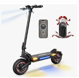 Best Scooter for Kids - iScooter Electric Scooter, 40/43/50 Miles Long Range & 28/38 MPH Top Speed E Scooter, 10/11/12" Off road Pneumatic