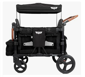 Best Wagons for Kids - Keenz VYOO Stroller Wagon with Canopy - Foldable Design for Easy Storage, 5 Seating Positions for kids