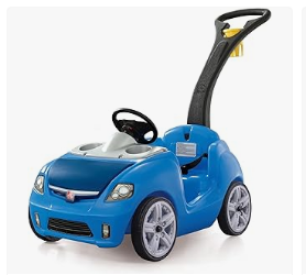 Best Wagons for Kids - Step2 Whisper Ride II Buggy Kids Push Car, Ride On Toy, Stroller Substitute, Includes Seat Belt & Horn, Made of Durable Plastic