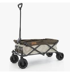 Best Wagons for Kids - Creative Outdoor Wagon for Kids Push Pull Collapsible Stroller Folding Cart for Cargo | All Terrain