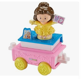 Best Wagons for Kids - Fisher-Price Little People Disney Princess Parade Belle & Chip's Float