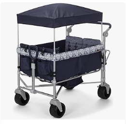 Best Wagons for Kids - Safety 1st Summit 4-Seater Wagon Stroller with Canopy in Navy Ink