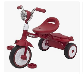 UBRAVOO Baby Walker - UBRAVOO Baby Tricycle, Foldable Toddler Trike with Pedals, Cool Lights, Durable Wheels and Comfortable Seat, Baby First Walker Trike