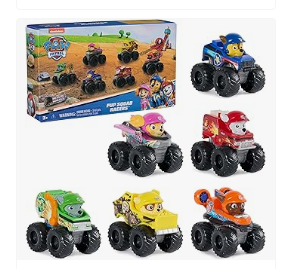 Paw Patrol Toys - Paw PatrolRescue Wheels, 6-Piece Pup Squad Racers, Toy Cars Gift Set, Kids Toys for Boys & Girls Ages 3 and Up