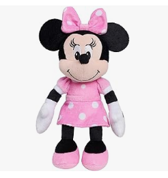 Disney Minnie Mouse - Disney Junior Mickey Mouse Bean Plush Minnie Mouse Stuffed Animal, Kids Toys for Ages 2 Up by Just Play