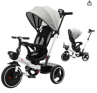 UBRAVOO 6-in-1 Baby Tricycle