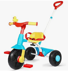 KRIDDO: 2 in 1 Kids Tricycles
