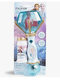 Little Kids Disney Frozen Elsa Light and Sound Musical Bubble Wand 