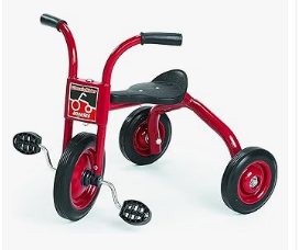 Children’s Factory ClassicRider 10" Toddler Tricycle, Kids Tricycle with Rubber Wheels