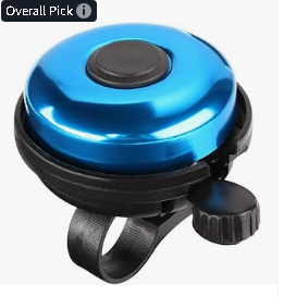 Accmor Classic Bike Bell, Aluminum Bicycle Bell, Loud Crisp Clear Sound Bicycle Bike Bell for Kids