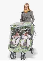 Comfy Baby! Universal Double Jogging Stroller Waterproof Rain Cover/Wind Shield...